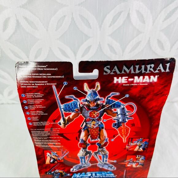 Masters of the Universe Samurai He-Man Action Figure MOTU 2002 Mattel - Picture 5 of 7